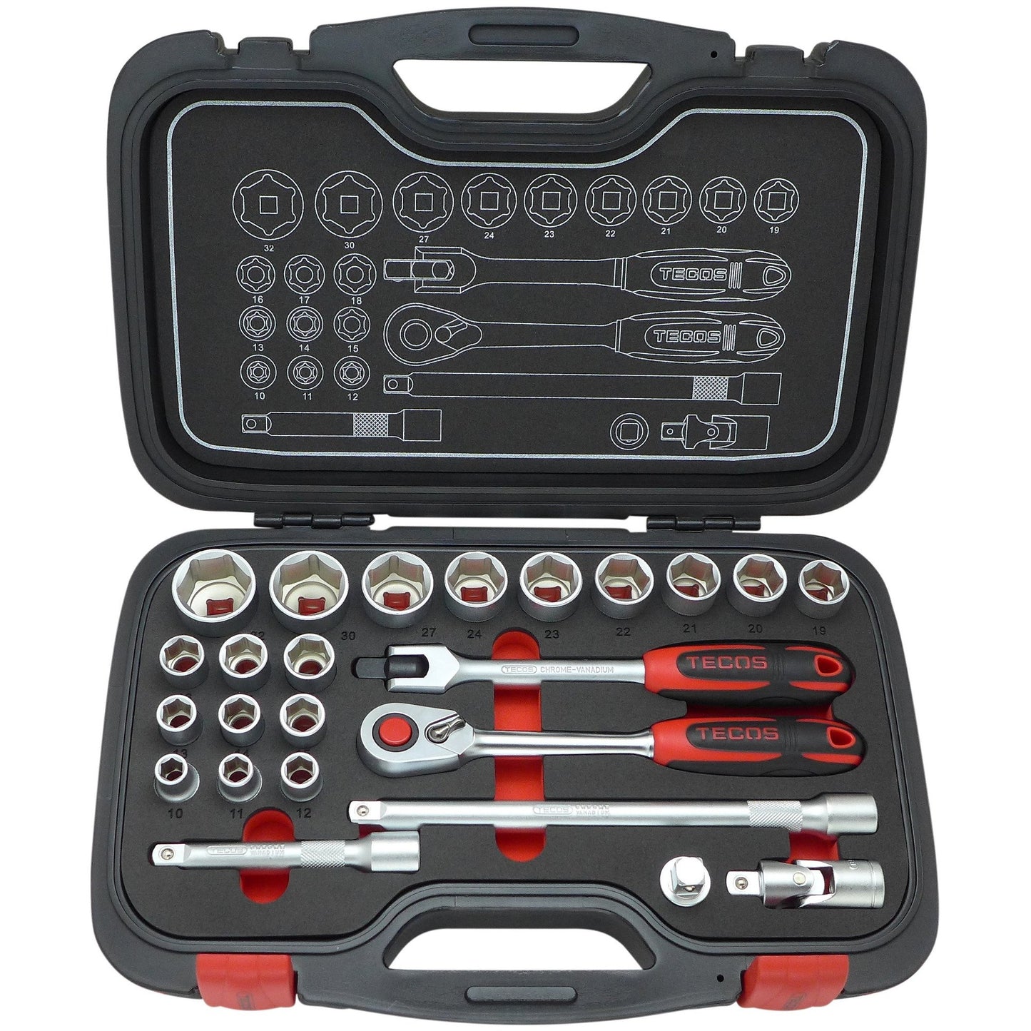 T-2024 Hylsysarja 1/2" 24os