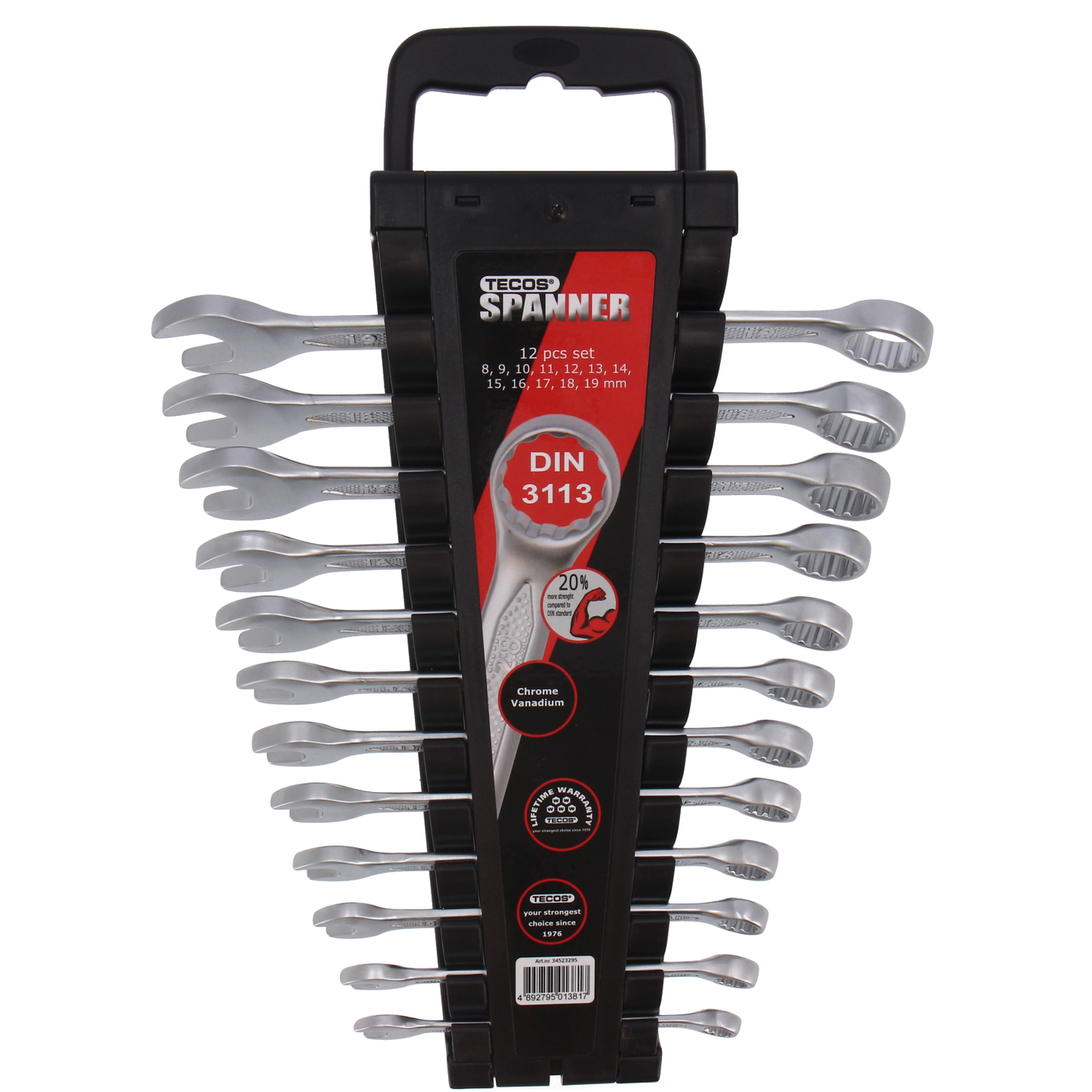 T-CW819 Kiintolenkkisarja - 12 osaa, mm