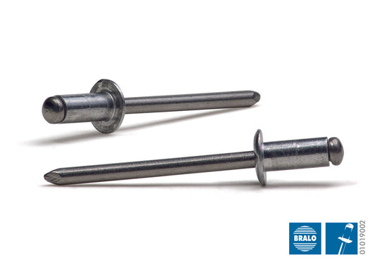 Blindnit 4,0 x8mm Alu/RS500stk.