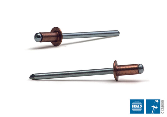 Blindnit 4,0x6mm KobberStål500stk.