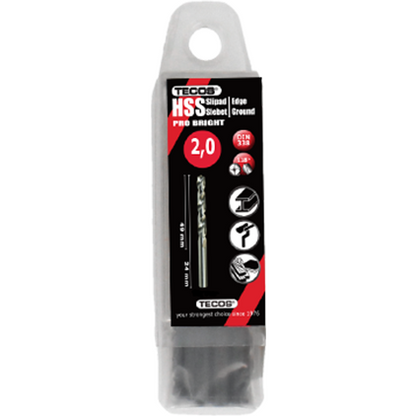 HSS pora Pro Bright 2,0 x 49 mm - 10 kpl.