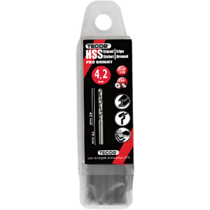 HSS pora Pro Bright 4,2 x 75 mm - 10 kpl.