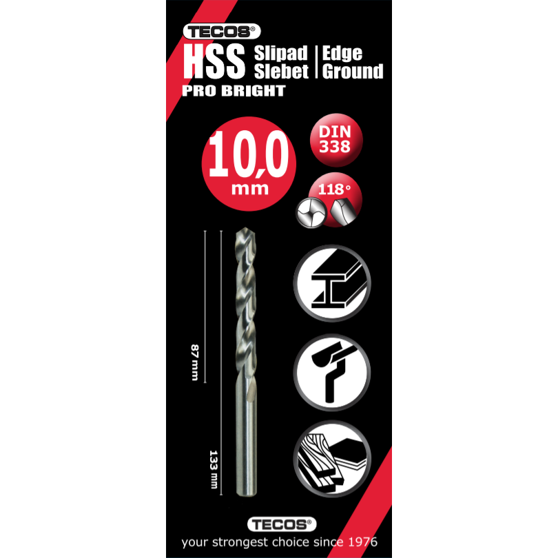 HSS pora Pro Bright 10,0 x 133 mm