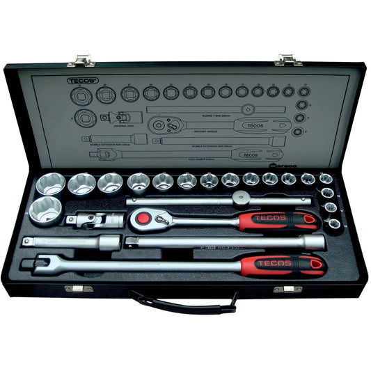 Hylsysarja T-1224M (1/2") 23 osaa