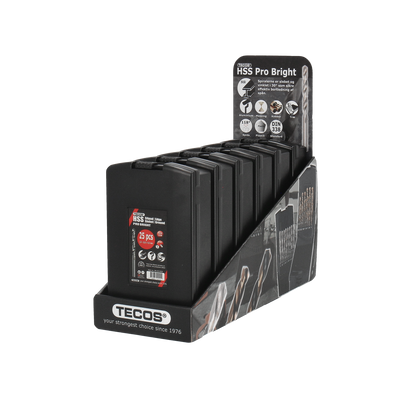 HSS-metalliporasarja Pro Bright 25 osaa