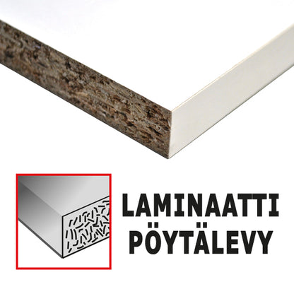 Pistosahanterä 3160KR 5kpl, 100 mm CrV 17;19tpi