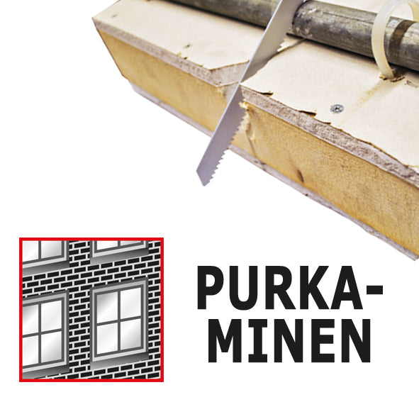 Puukkosahanterä 4015 2 kpl, 300 mm Bimetalli 4,2 tpi