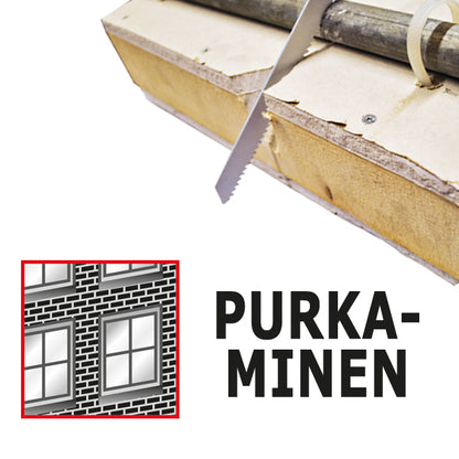 Puukkosahanterä 4015 2 kpl, 300 mm Bimetalli 4,2 tpi